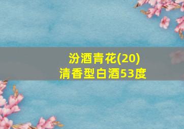 汾酒青花(20)清香型白酒53度