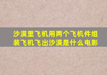 沙漠里飞机用两个飞机件组装飞机飞出沙漠是什么电影