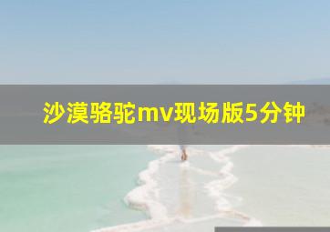 沙漠骆驼mv现场版5分钟