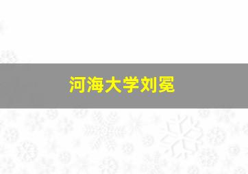 河海大学刘冕