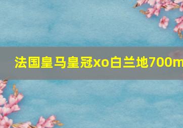 法国皇马皇冠xo白兰地700ml