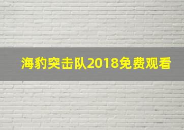 海豹突击队2018免费观看