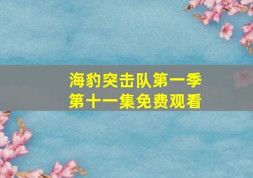 海豹突击队第一季第十一集免费观看