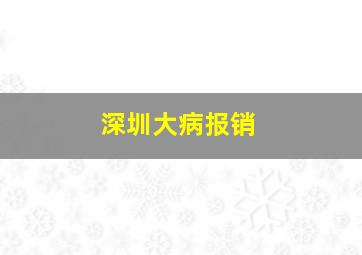 深圳大病报销