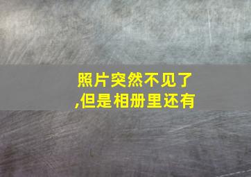 照片突然不见了,但是相册里还有