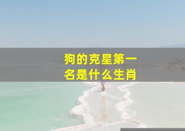 狗的克星第一名是什么生肖