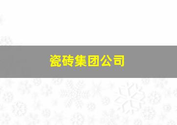 瓷砖集团公司