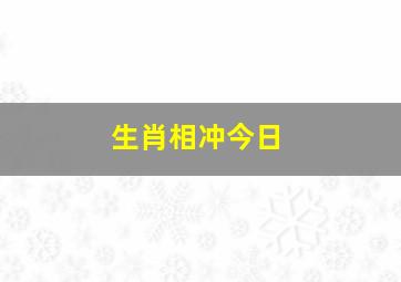 生肖相冲今日