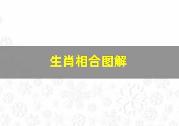 生肖相合图解