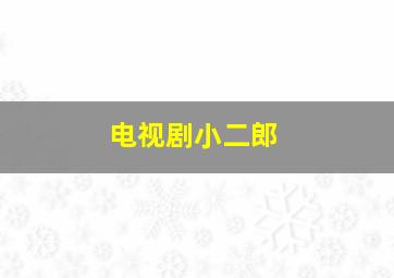 电视剧小二郎