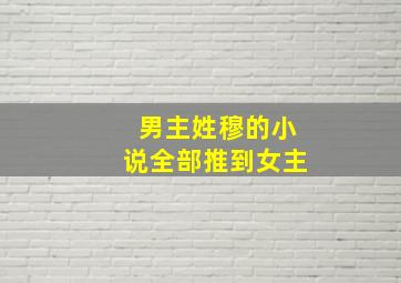 男主姓穆的小说全部推到女主