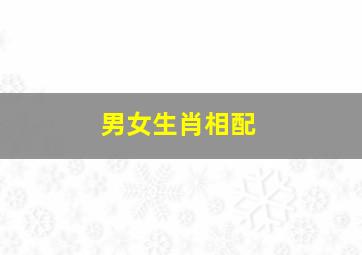 男女生肖相配