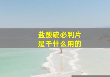 盐酸硫必利片是干什么用的