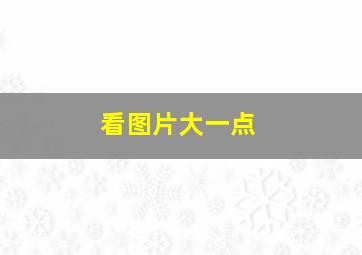 看图片大一点