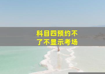 科目四预约不了不显示考场