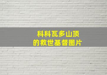 科科瓦多山顶的救世基督图片