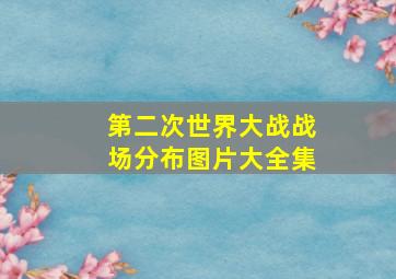 第二次世界大战战场分布图片大全集