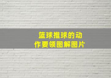 篮球推球的动作要领图解图片