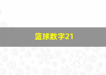 篮球数字21