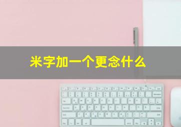 米字加一个更念什么