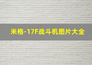 米格-17F战斗机图片大全