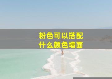 粉色可以搭配什么颜色墙面