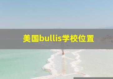 美国bullis学校位置