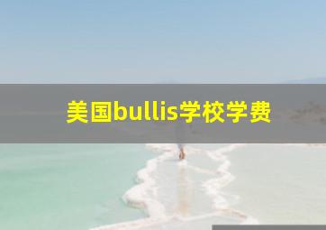 美国bullis学校学费