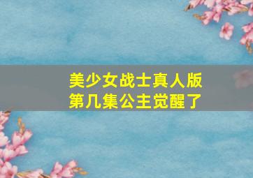 美少女战士真人版第几集公主觉醒了