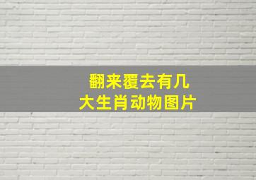 翻来覆去有几大生肖动物图片