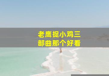 老鹰捉小鸡三部曲那个好看