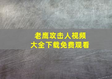 老鹰攻击人视频大全下载免费观看