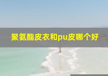 聚氨酯皮衣和pu皮哪个好