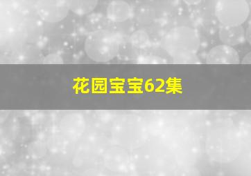 花园宝宝62集