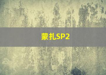 蒙扎SP2