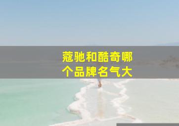 蔻驰和酷奇哪个品牌名气大