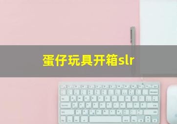 蛋仔玩具开箱slr