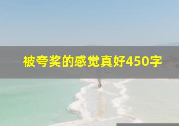 被夸奖的感觉真好450字