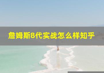 詹姆斯8代实战怎么样知乎