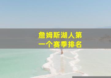 詹姆斯湖人第一个赛季排名