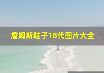 詹姆斯鞋子18代图片大全