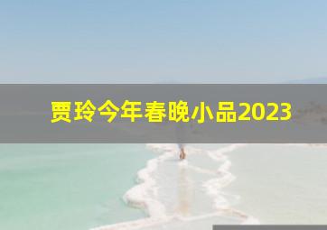 贾玲今年春晚小品2023