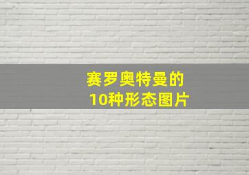 赛罗奥特曼的10种形态图片