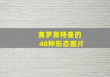 赛罗奥特曼的48种形态图片