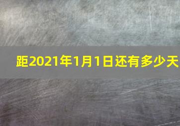 距2021年1月1日还有多少天