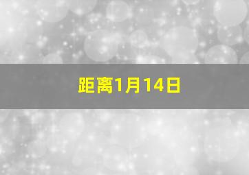 距离1月14日