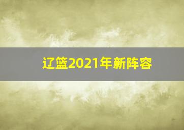 辽篮2021年新阵容