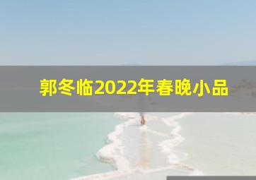 郭冬临2022年春晚小品