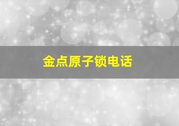 金点原子锁电话