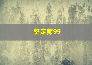 鉴定师99